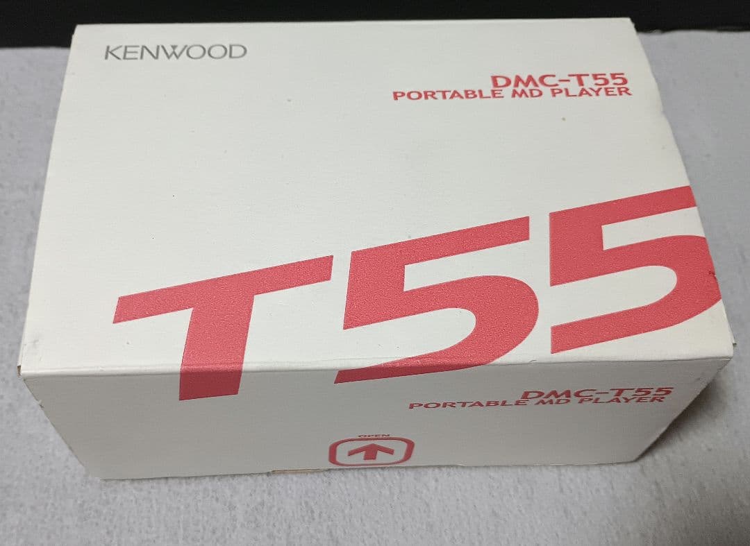 【動作品】KENWOOD DMC-T55 ポータブルMDプレーヤー ブラック