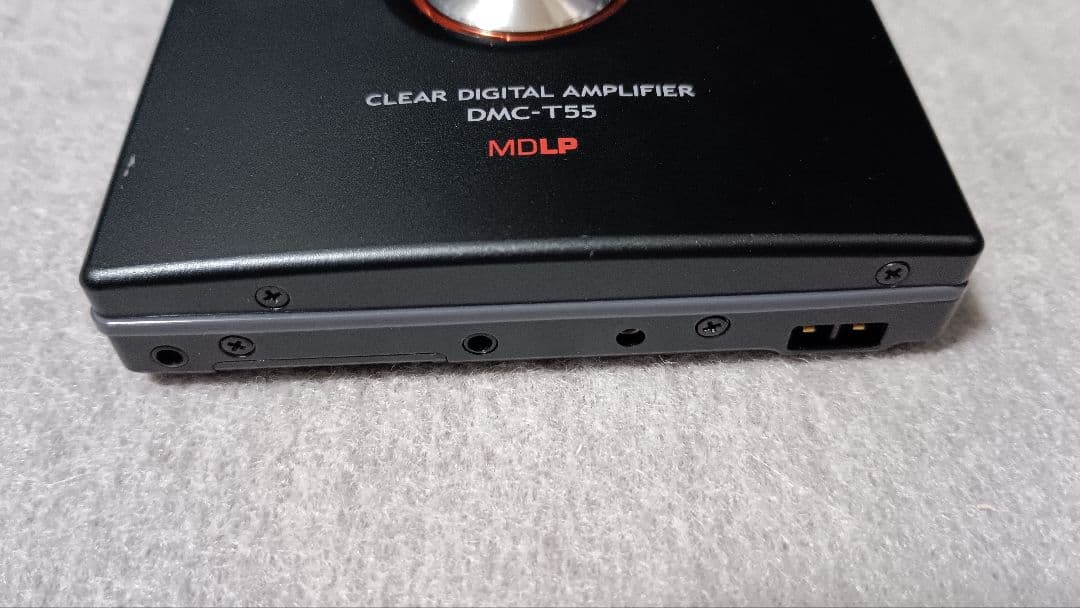 【動作品】KENWOOD DMC-T55 ポータブルMDプレーヤー ブラック