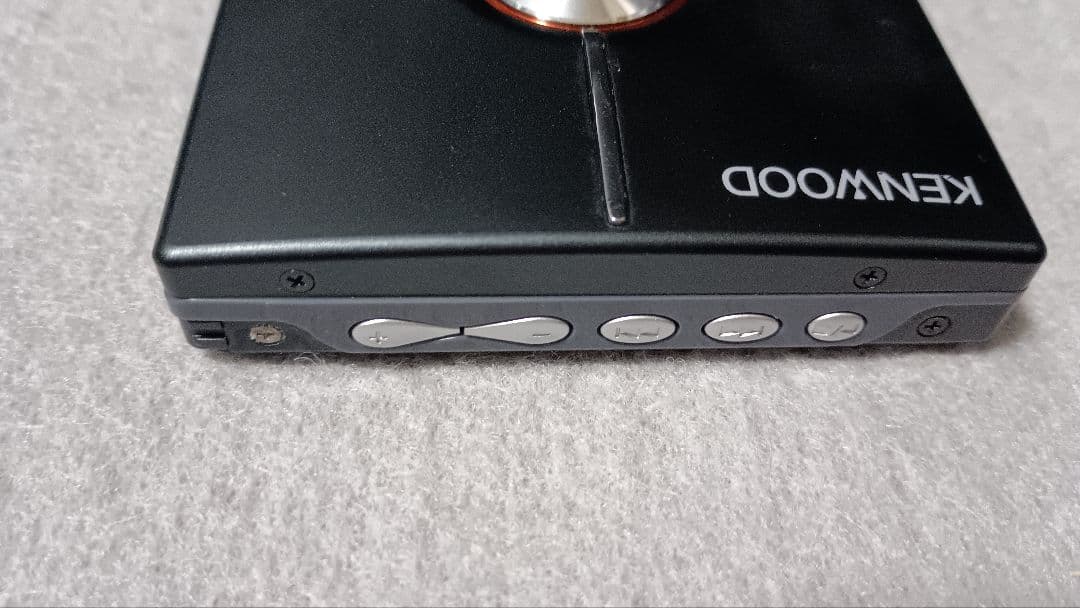 【動作品】KENWOOD DMC-T55 ポータブルMDプレーヤー ブラック