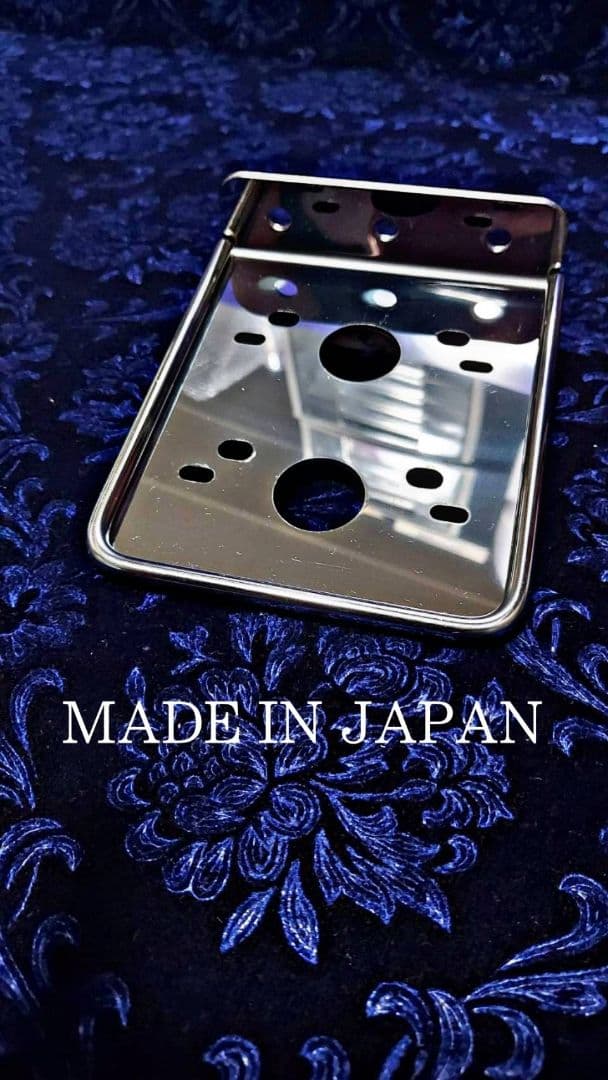 鏡面　角マーカーステー　10枚セット　２連　L型　丸棒巻き　ウロコ　ステンレス