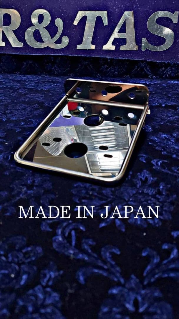 鏡面　角マーカーステー　10枚セット　２連　L型　丸棒巻き　ウロコ　ステンレス