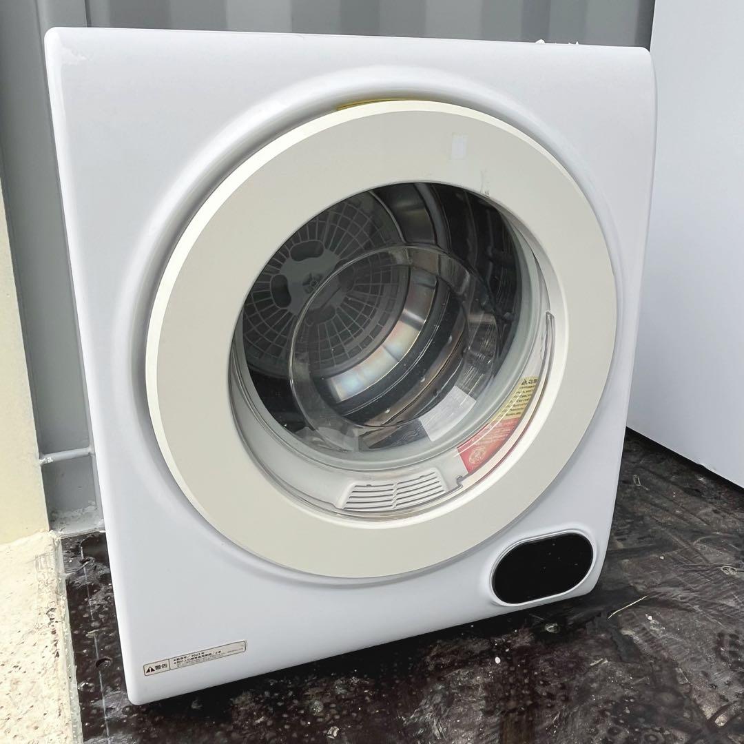 送料無料！2022年製 工事不要タッチパネル コンパクトサイズ衣類乾燥機！