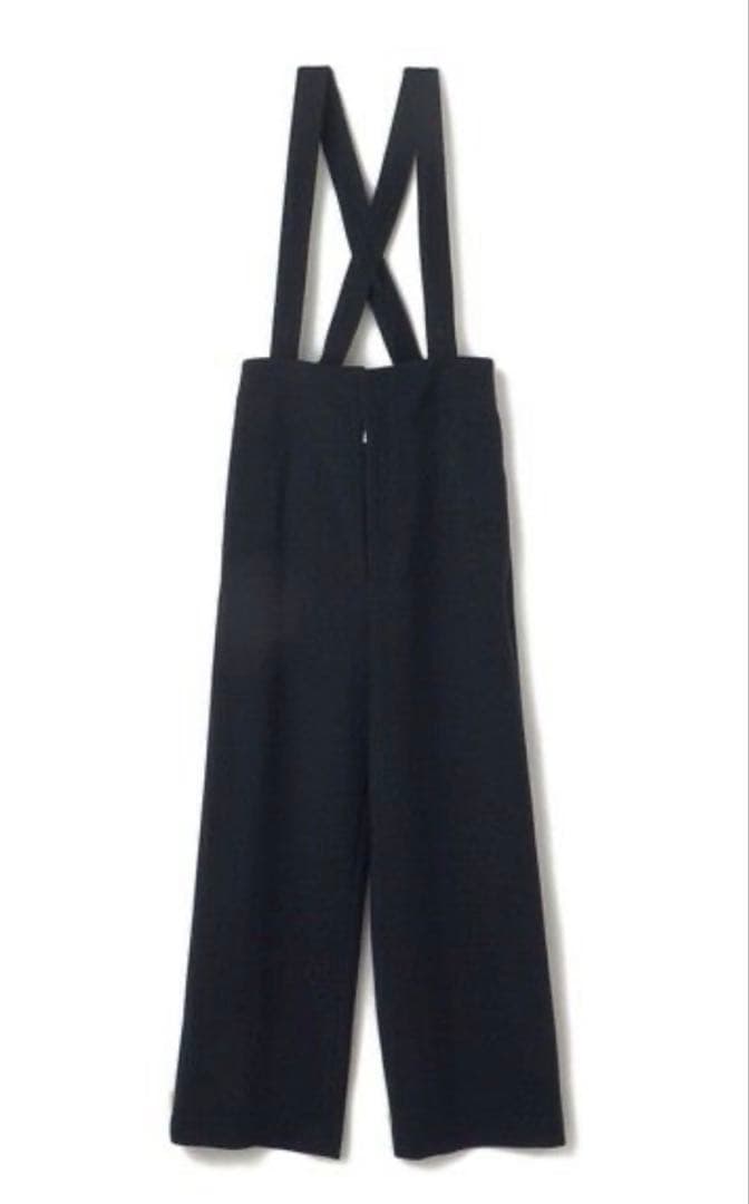 ブラックサスペンダーワイドパンツ