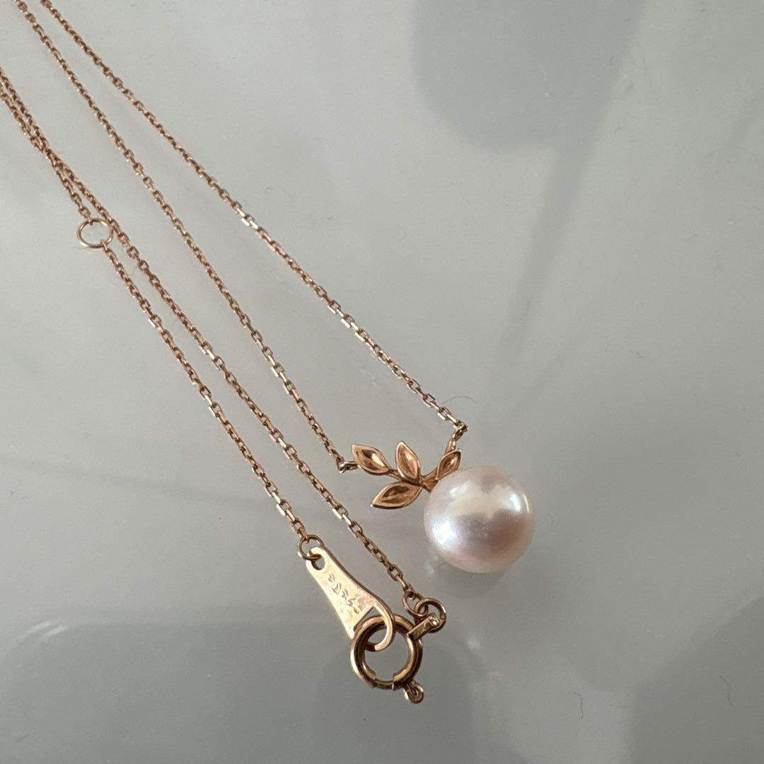 agete k10 パールネックレス