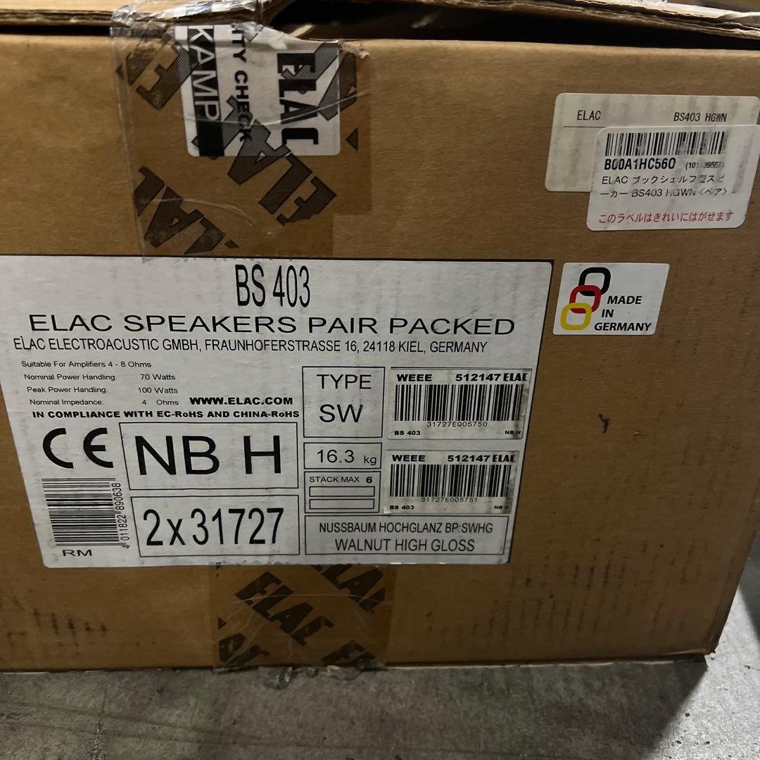 ELAC BS403/HGWN開封未使用
