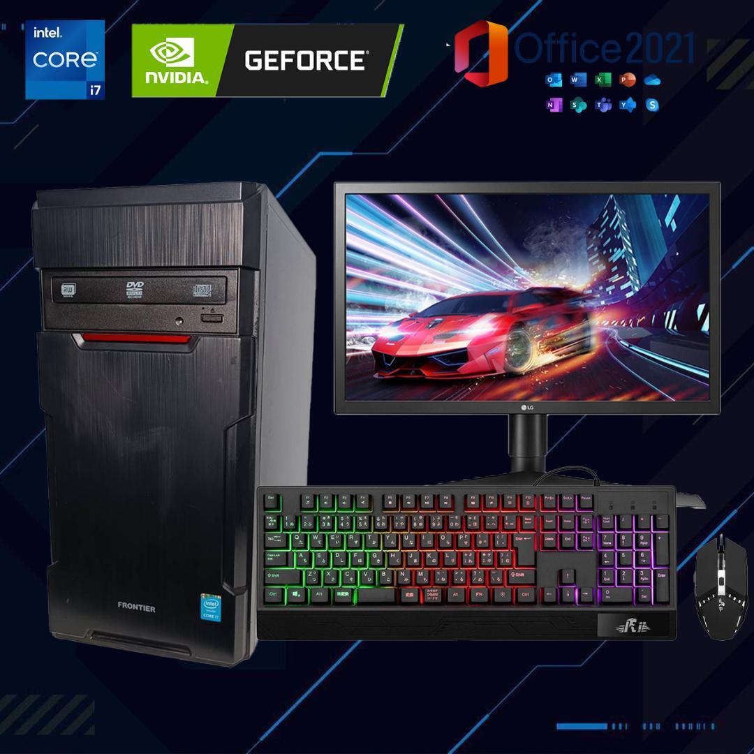 【フルセット】ゲーミングPC i7 GTXグラボ MS Office搭載