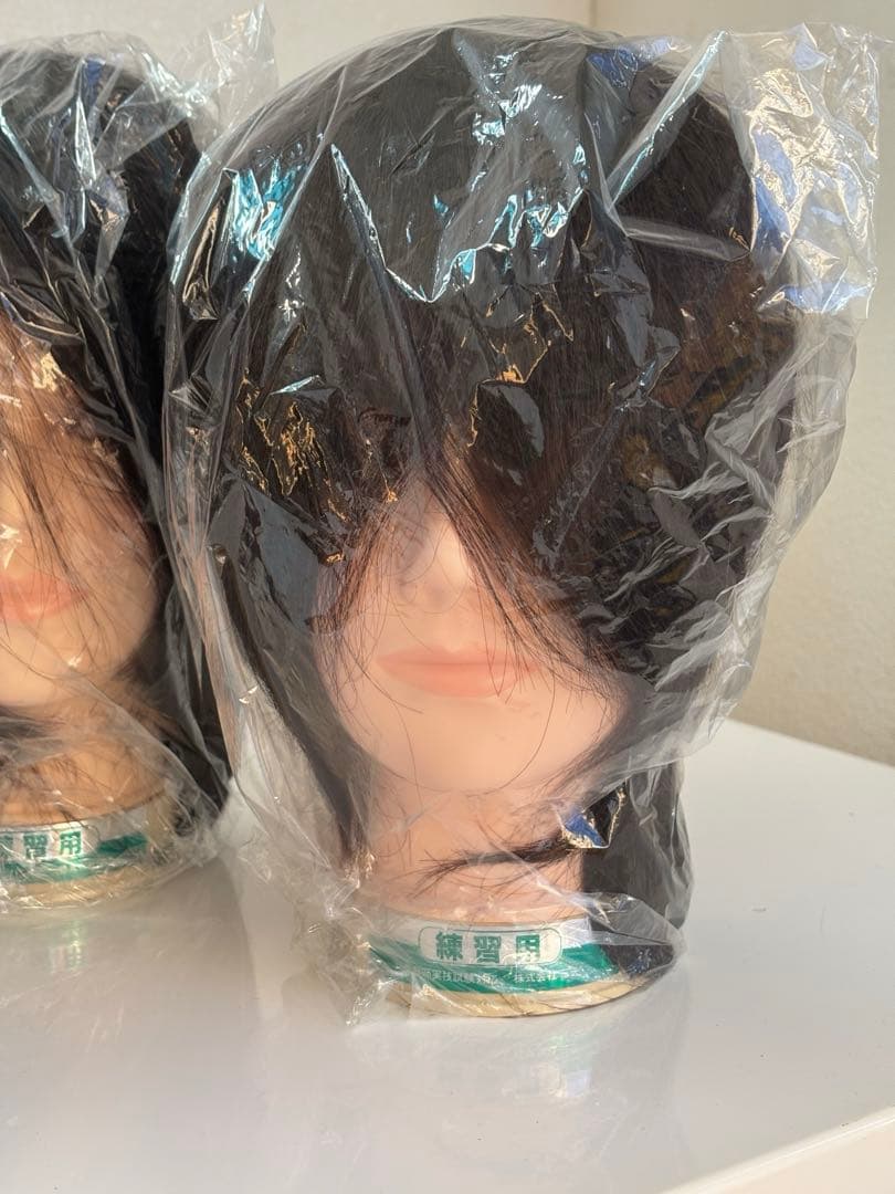 美容学校　カットウィッグ　3個セット