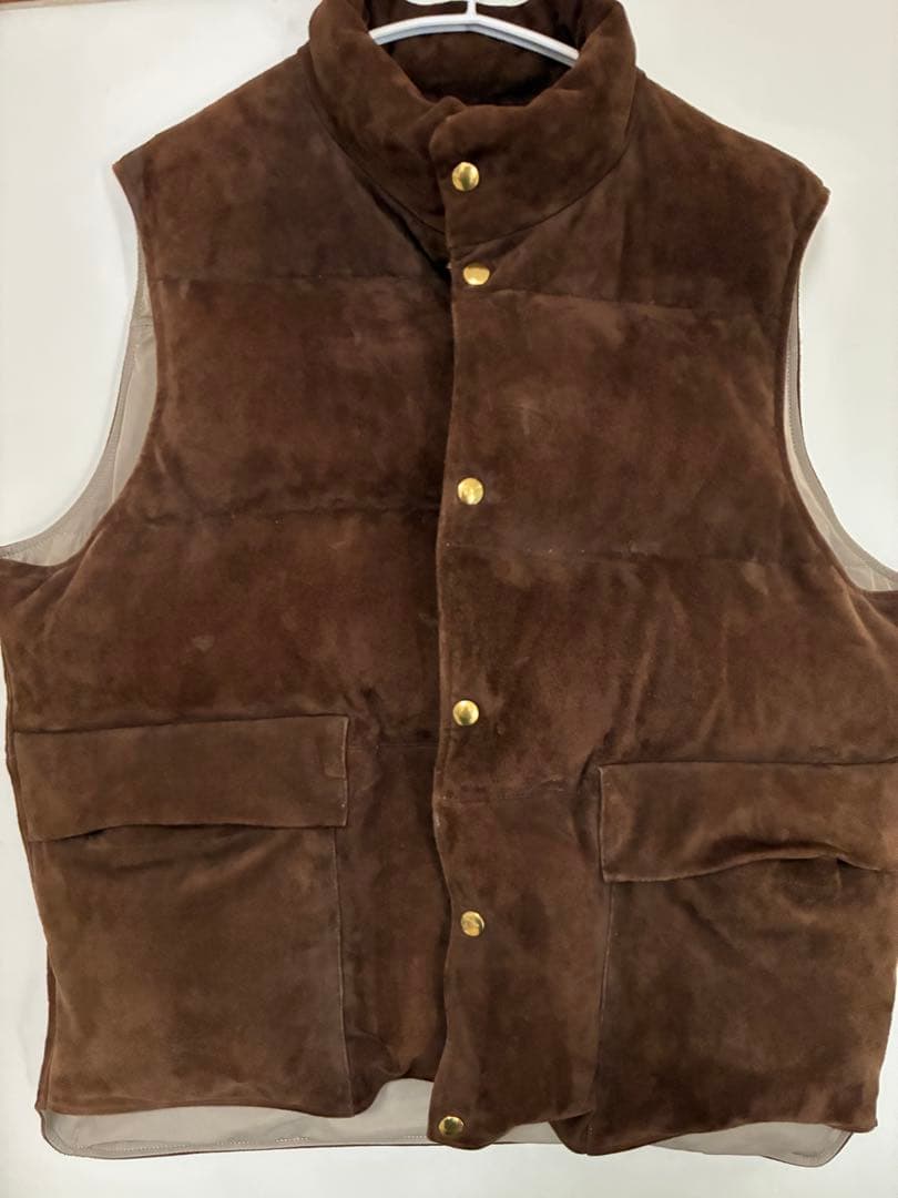 23AW アプレッセ Suede Down Vest