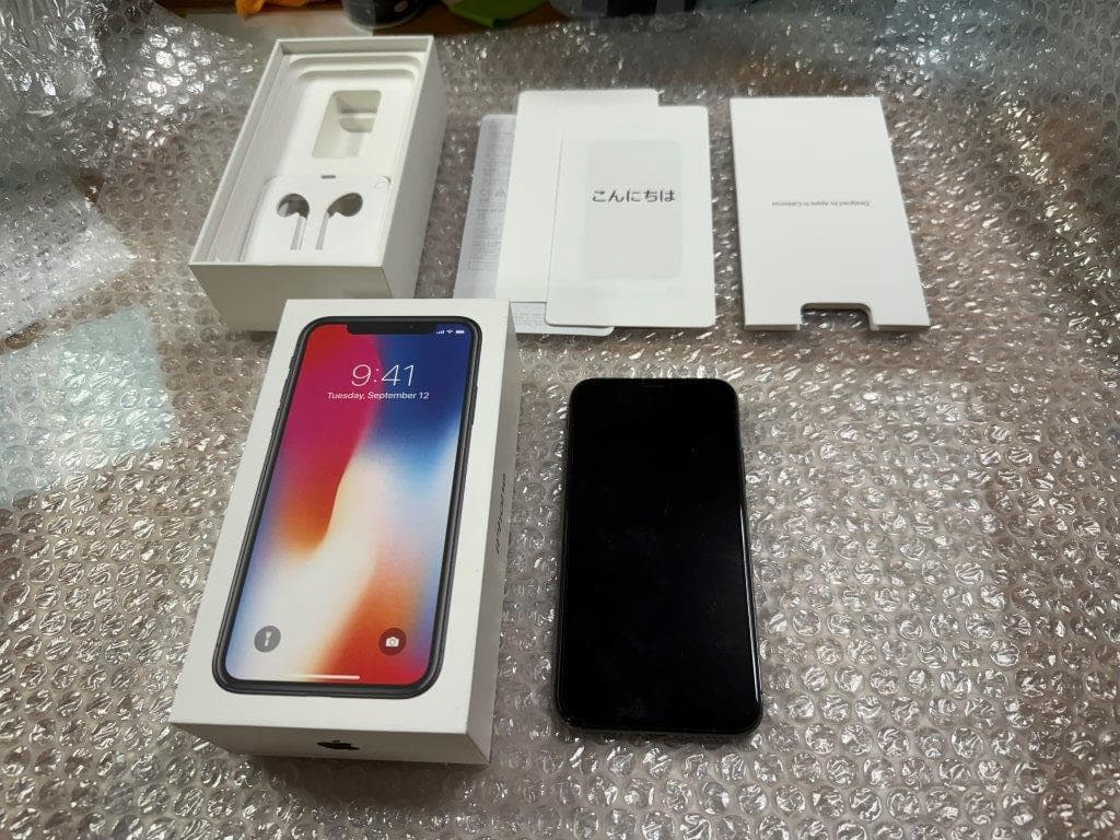 美品 ワンオーナー Iphone X 256Gb スペースグレイ 元UQモバイル