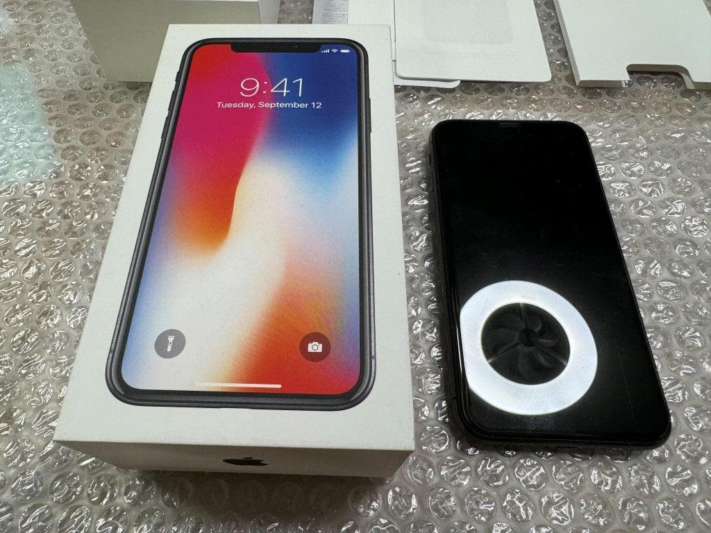 美品 ワンオーナー Iphone X 256Gb スペースグレイ 元UQモバイル