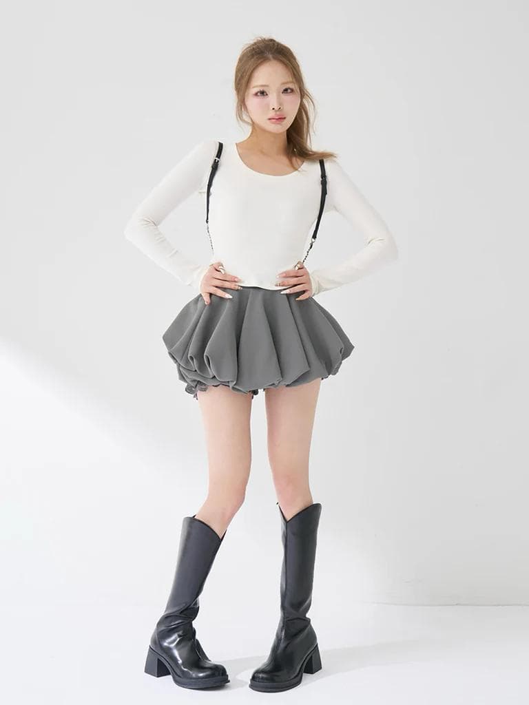 新品 Darich ダーリッチ　ボリュームバルーンミニスカート