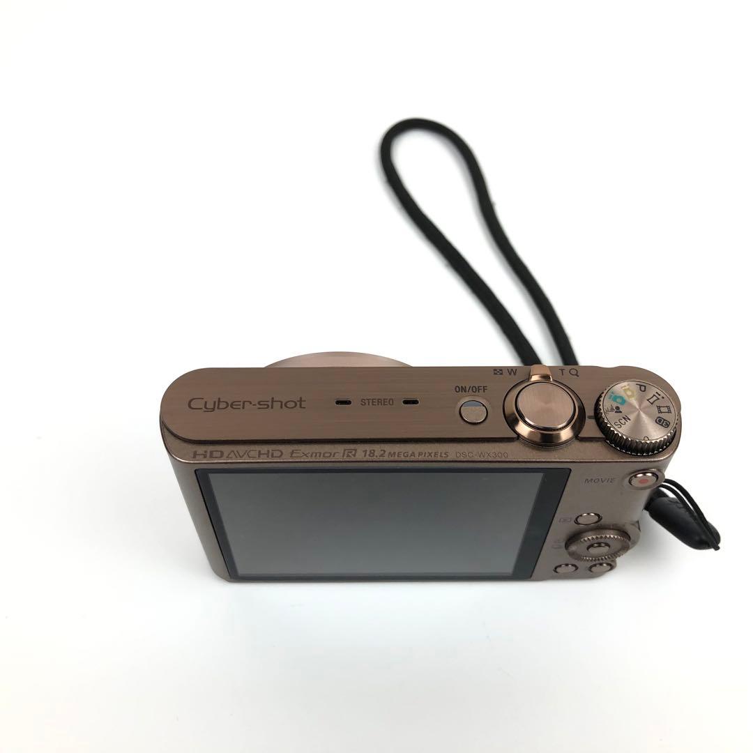 【極美品】SONY Cyber-shot DSC-WX300 コンデジ ブラウン