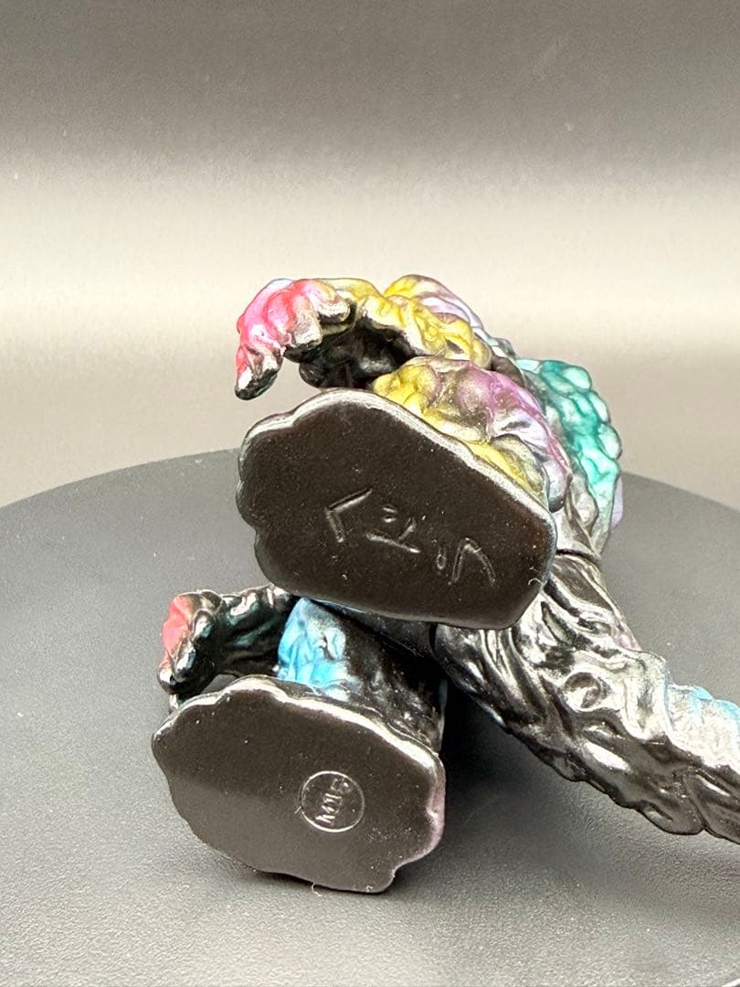 ま*る様 M1号 ヘドラ ミドルサイズ 黒成型×金×紫×緑｜ソフビ｜ブルマァク｜