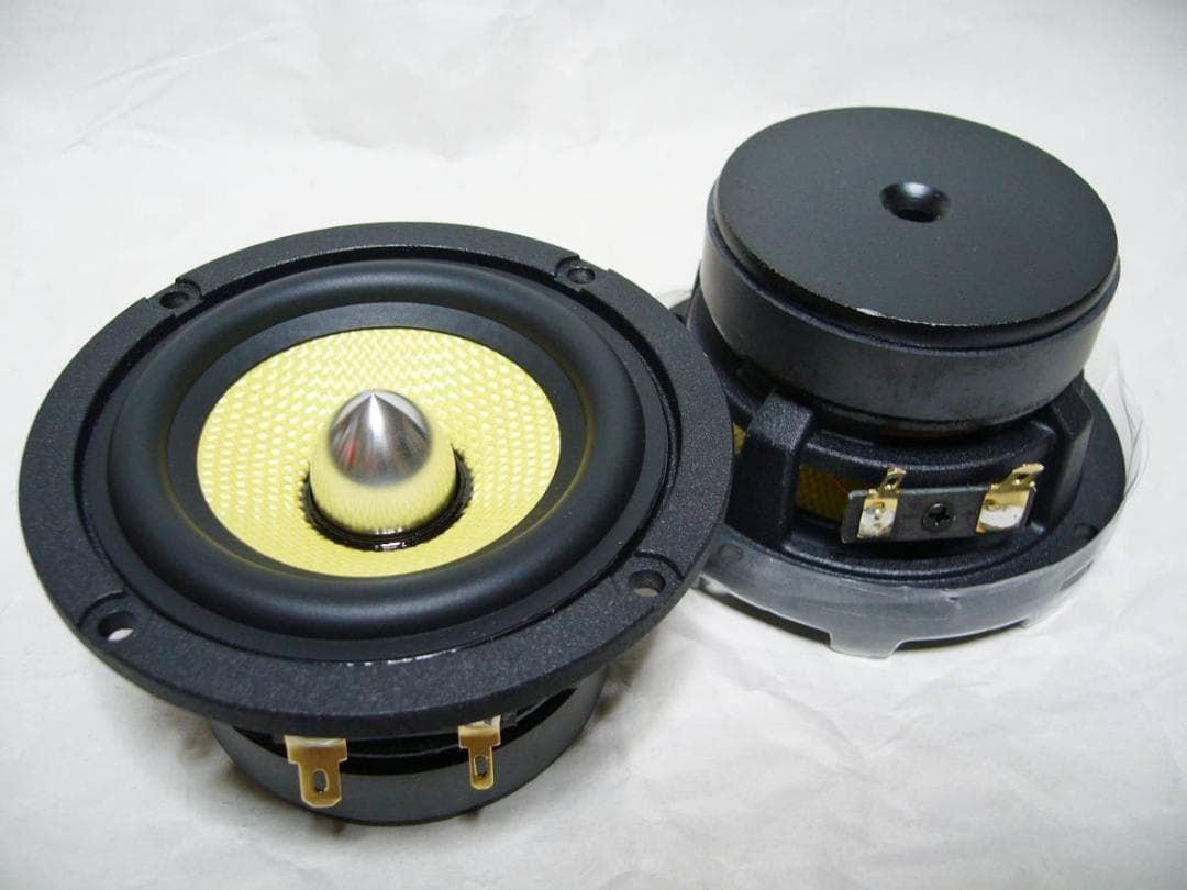 新品　8cm ケブラー コーン フルレンジ スピーカー ＜1ペア＞ 織りケプラー