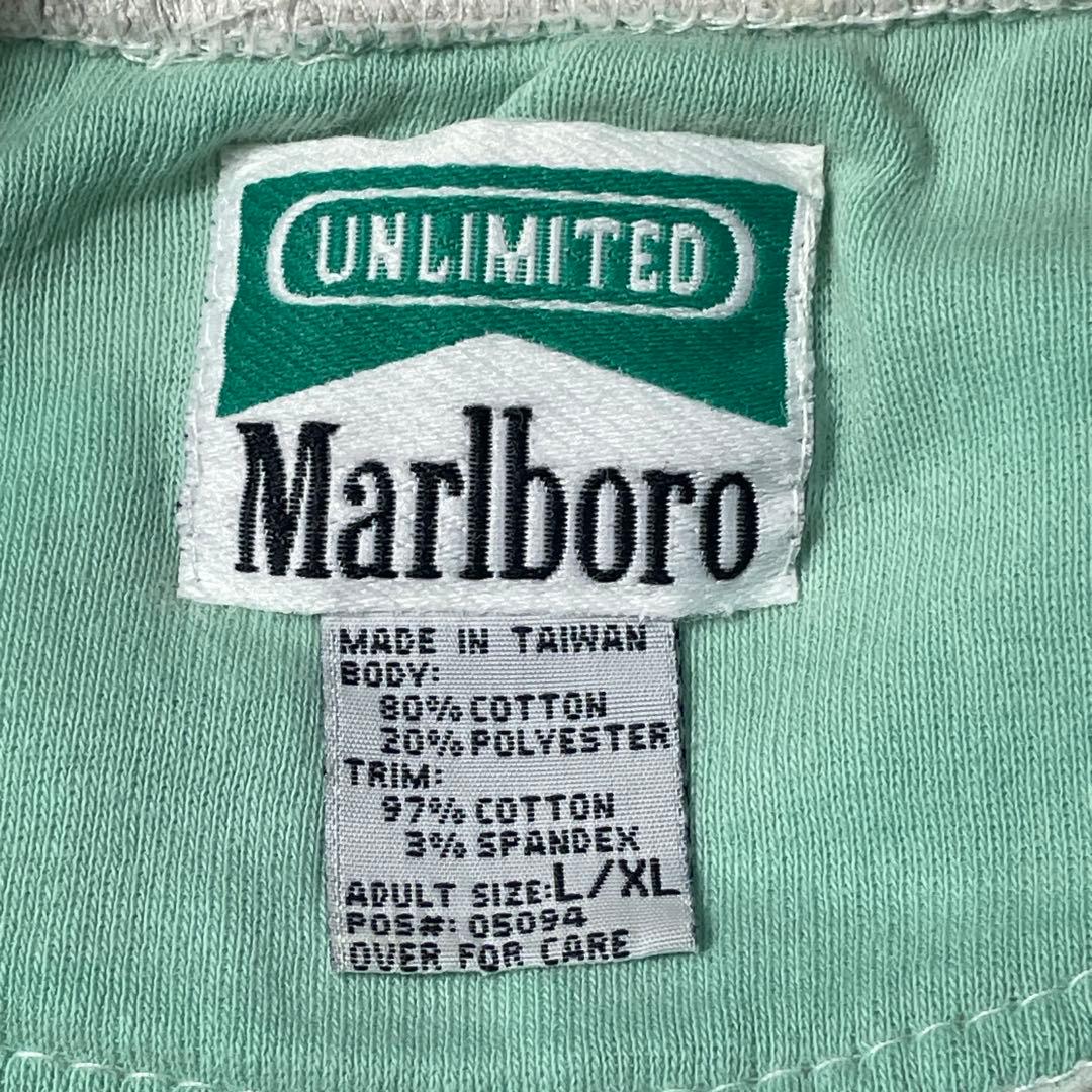 90s Marlboro UNLIMITED 雰囲気系リザード刺繍スウェット短丈