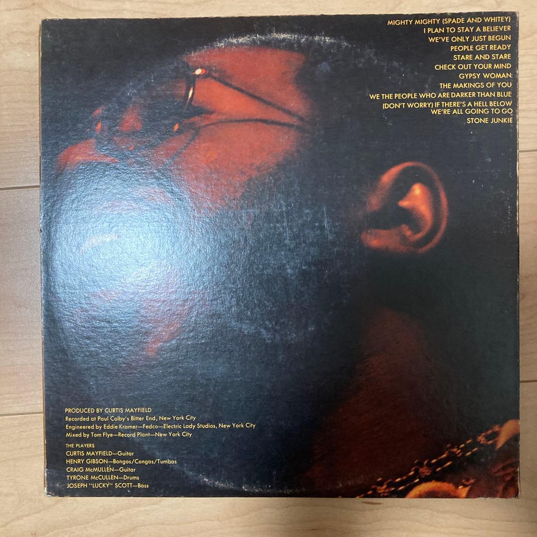 curtis mayfield live USオリジナル盤　2LP レアグルーヴ