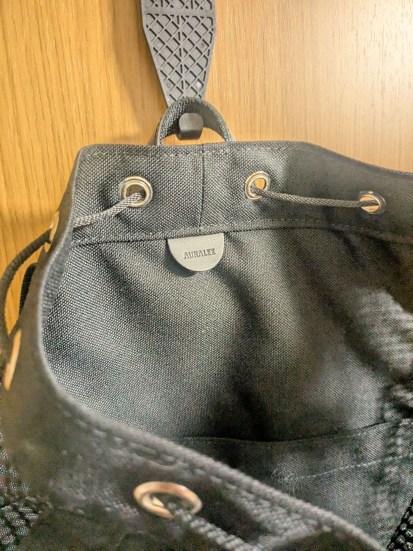 まる AURALEE MESH SMALL BACKPACK