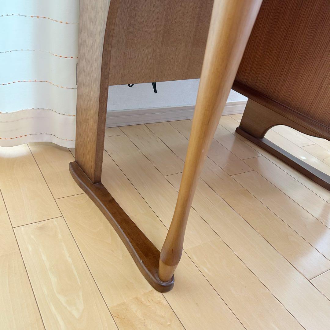 猫脚ドレッサー　高級　アンティーク　レトロランプ付　開き鏡　ヨーロピアンイタリア