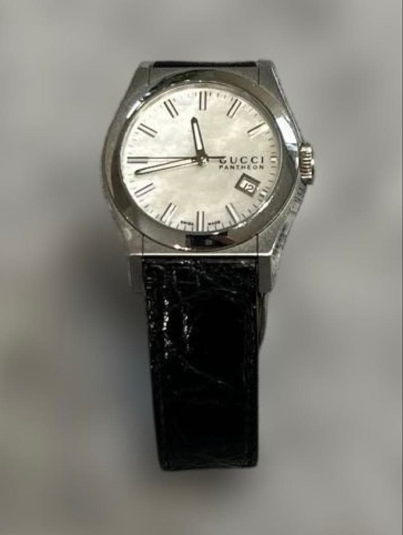 【最終特価】GUCCI パンテオン　ホワイトシェル