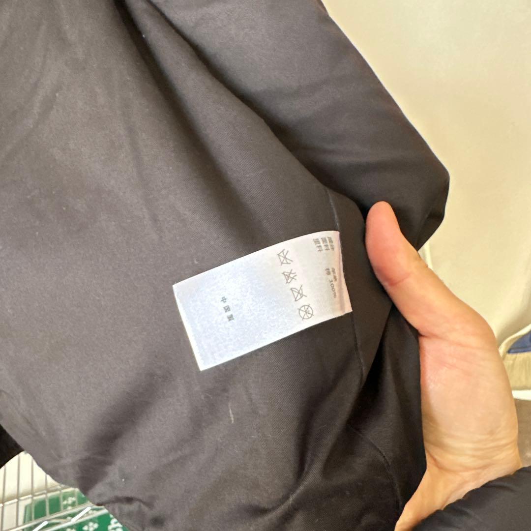 肉厚ゴートレザー製サンプルベスト／本水牛ボタン／REALSIMONS