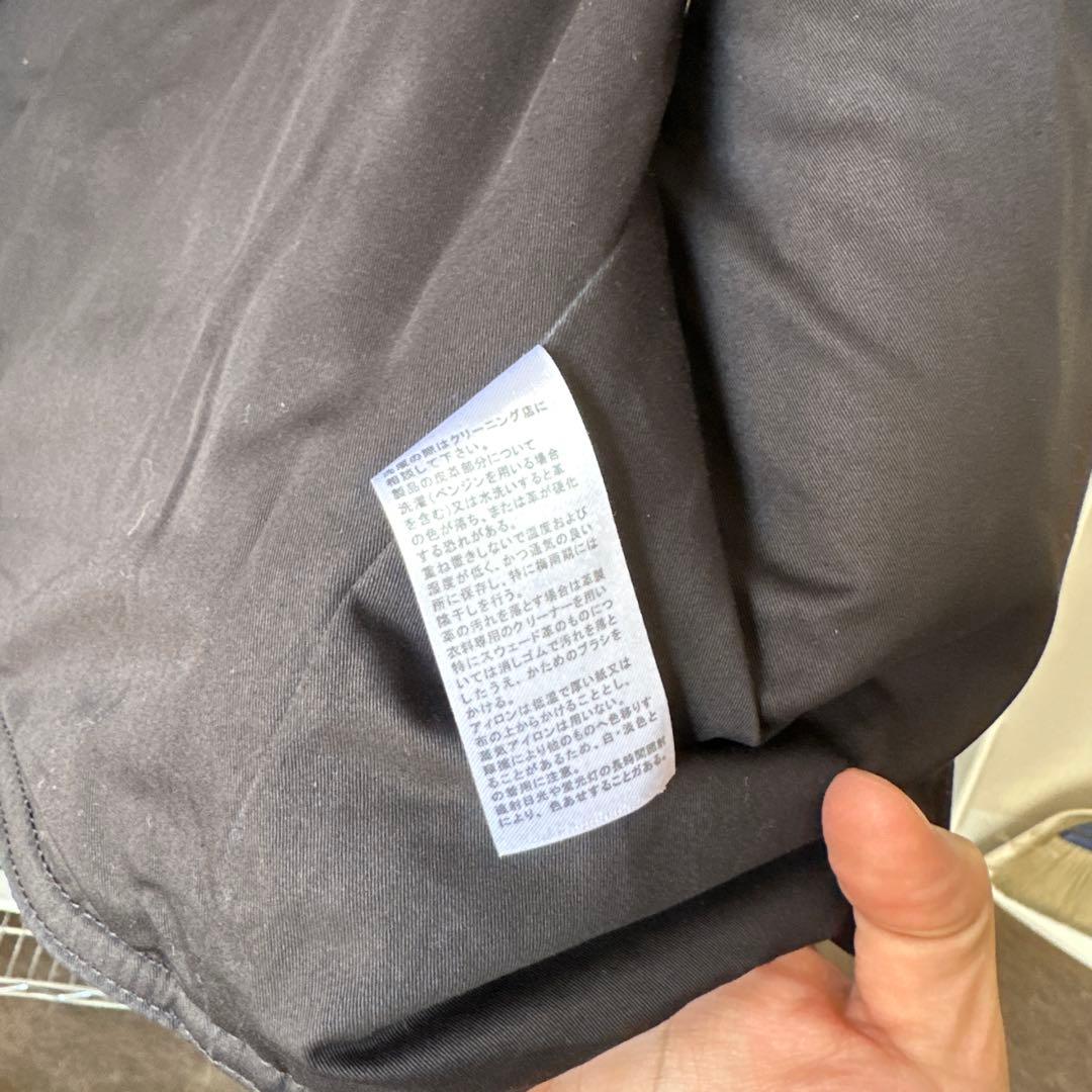 肉厚ゴートレザー製サンプルベスト／本水牛ボタン／REALSIMONS