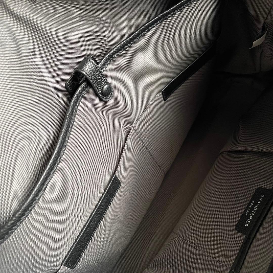 ✨️未使用級✨　Cole Haan ショルダーバッグ　レザー　黒　ボストン