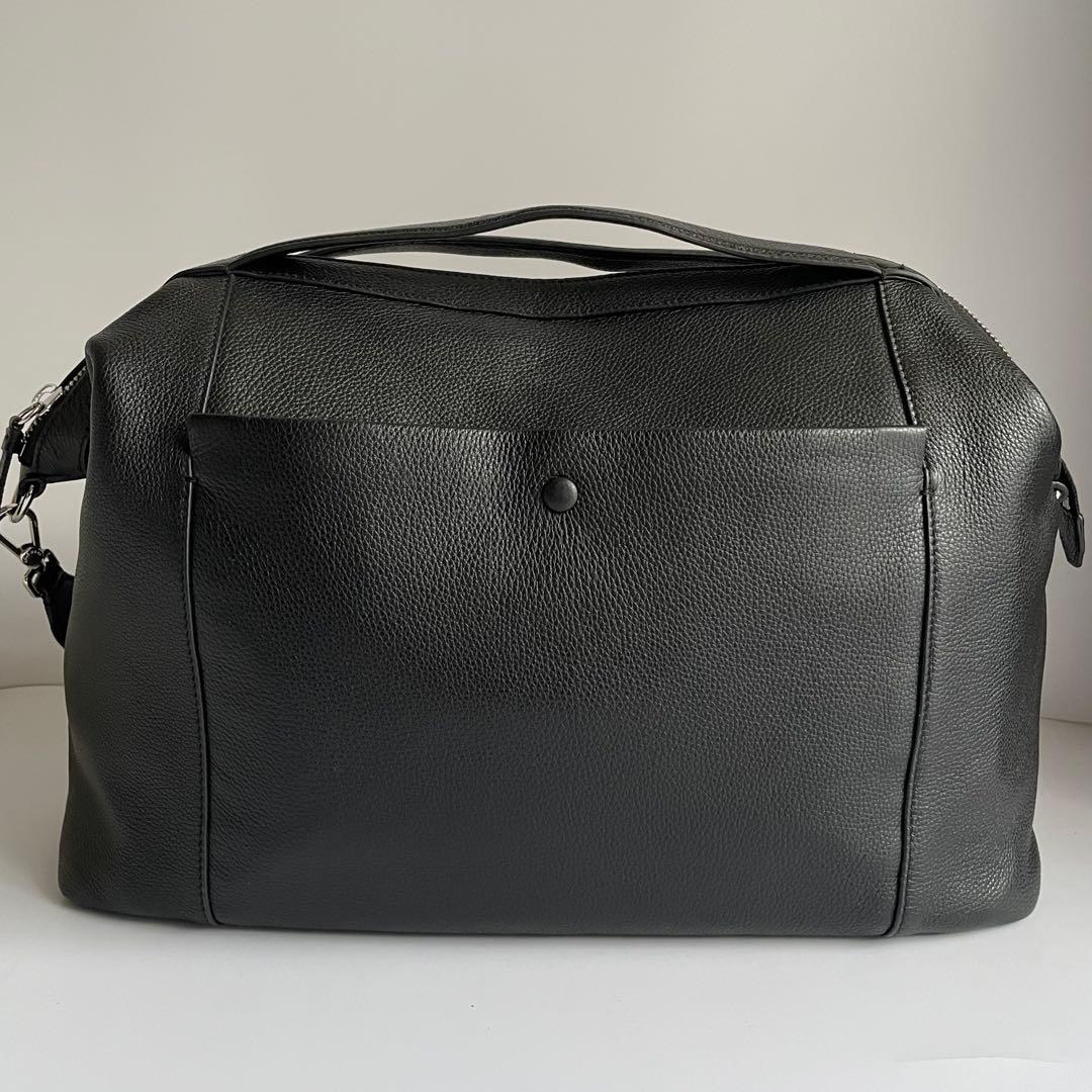 ✨️未使用級✨　Cole Haan ショルダーバッグ　レザー　黒　ボストン