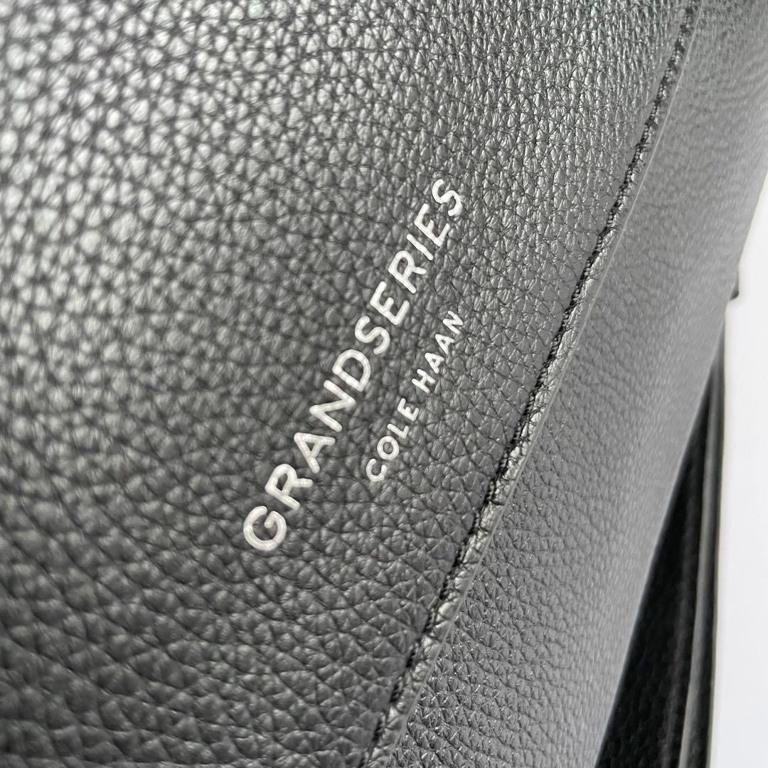 ✨️未使用級✨　Cole Haan ショルダーバッグ　レザー　黒　ボストン