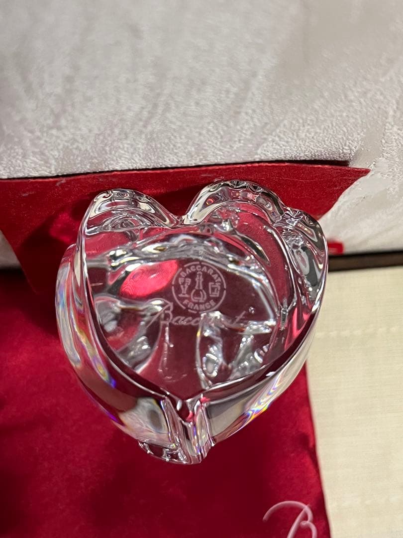 バカラBaccaratクリスタルガラス 招き猫　まねき猫