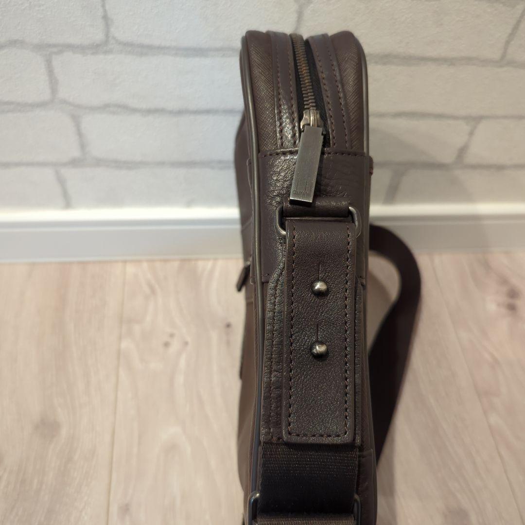 dunhill⚪️ダンヒル⚪️ショルダーバッグ⚪️レザー⚪️総柄【美品】