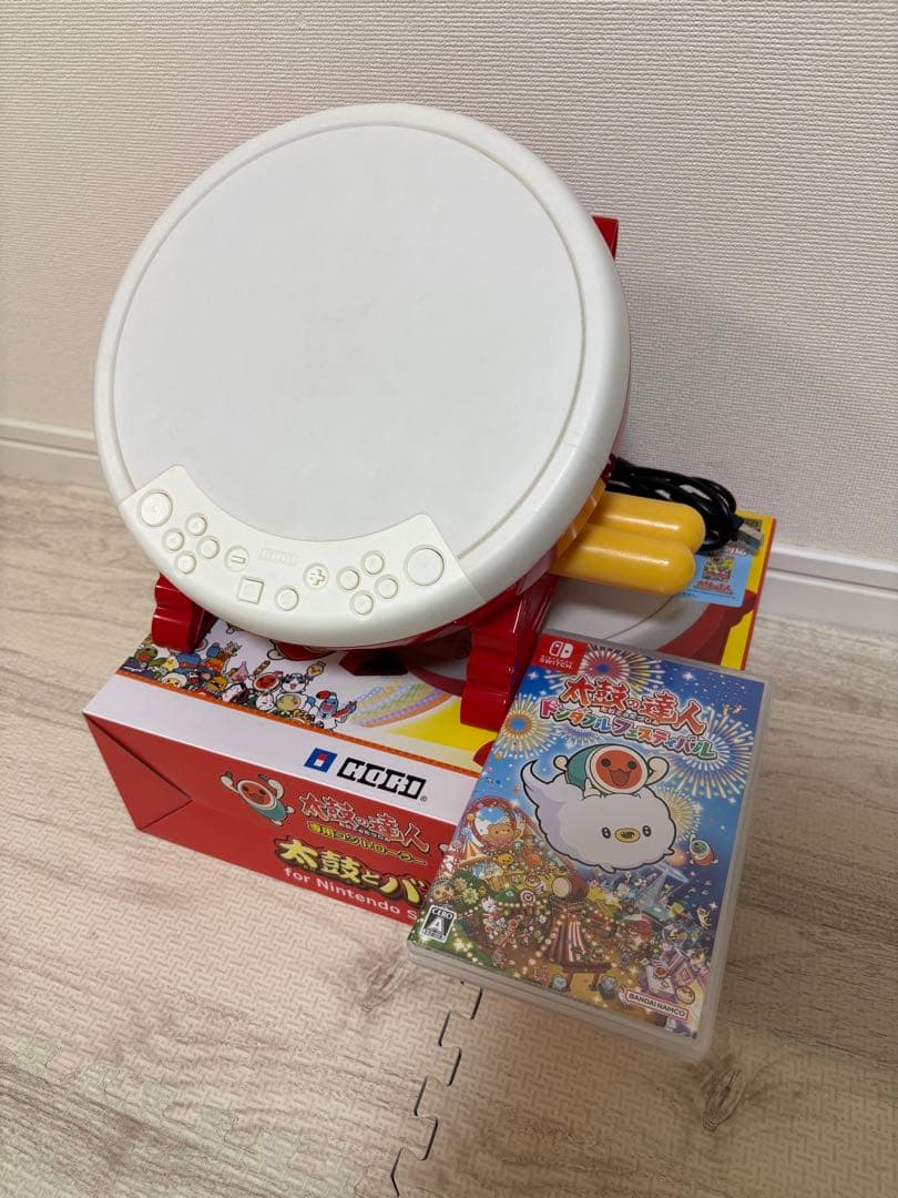 Switch用太鼓の達人 ドンダフルフェスティバル + 太鼓とバチセット