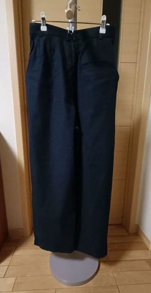 6 ROKU タックパンツ　ネイビー　34