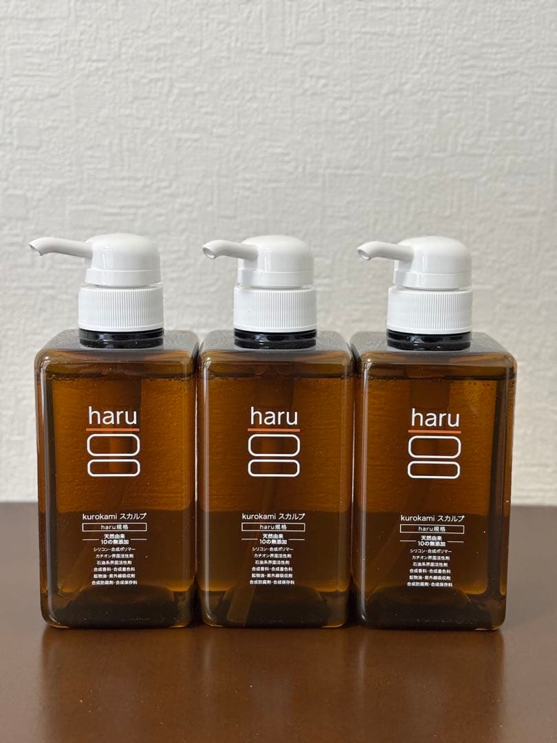 ⚪︎haru シャンプー 3本セット 500ml