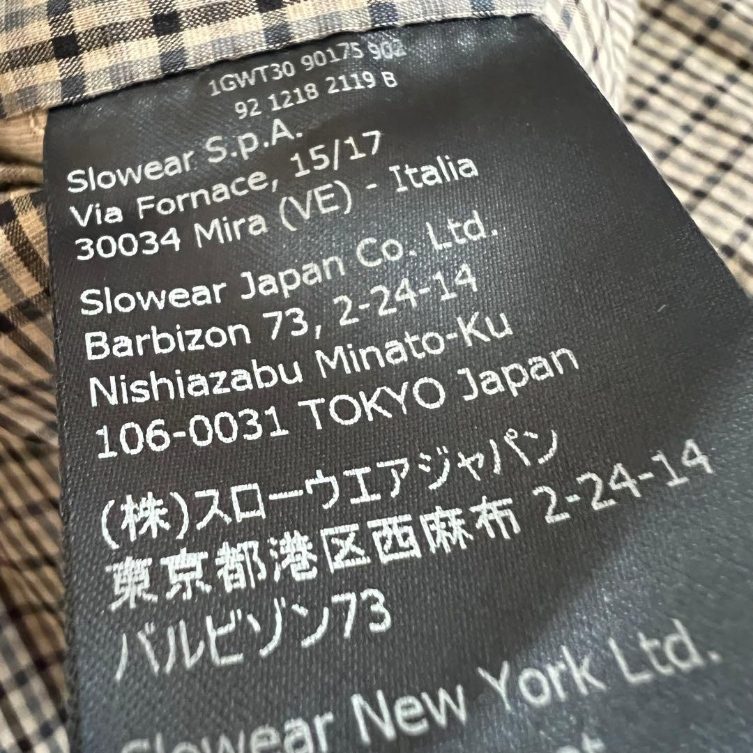 定価41,800円 INCOTEX インコテックス チェック ノープリーツ