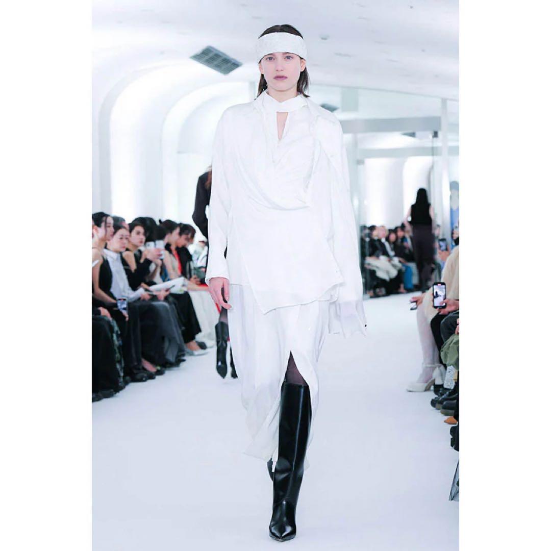 ヘアアクセサリー Dahlia shrinking embroidery headband