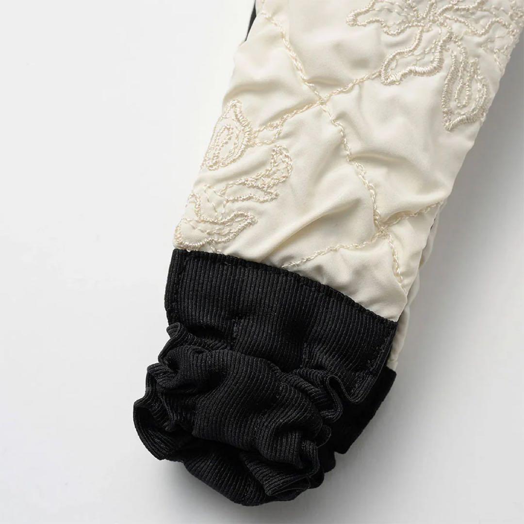 ヘアアクセサリー Dahlia shrinking embroidery headband