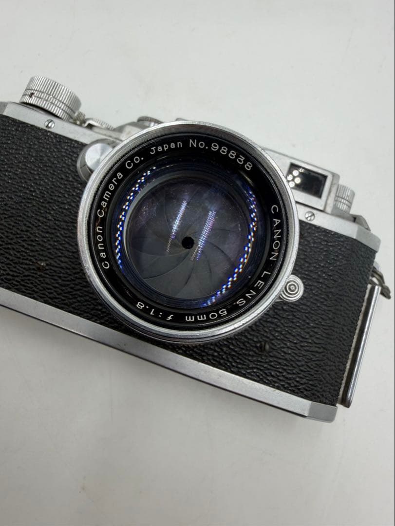 Canon　レンジファインダーカメラ　フィルムカメラ　レンズ50mmf:1.8