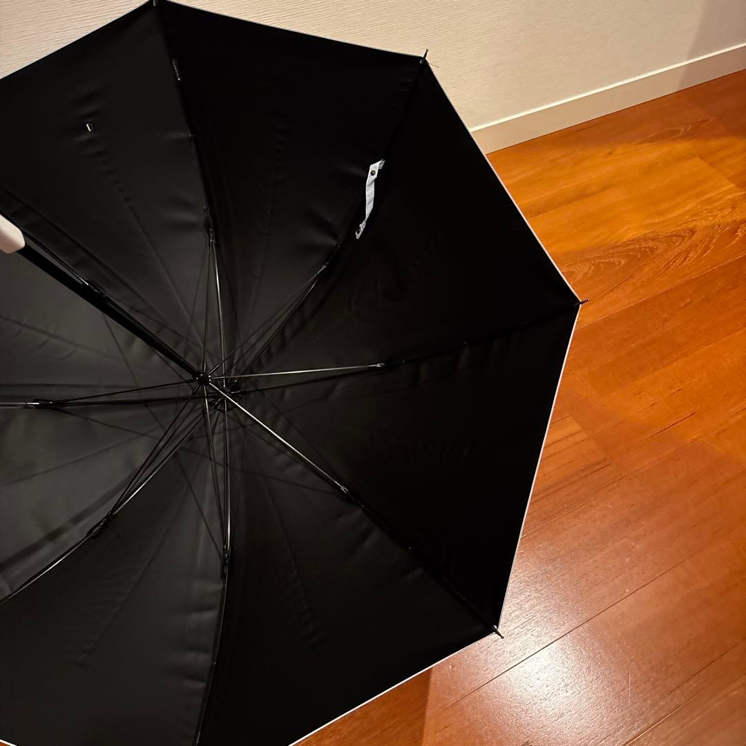 【美品】サンバリア100 L moku 長傘　ブルー　クリア手元