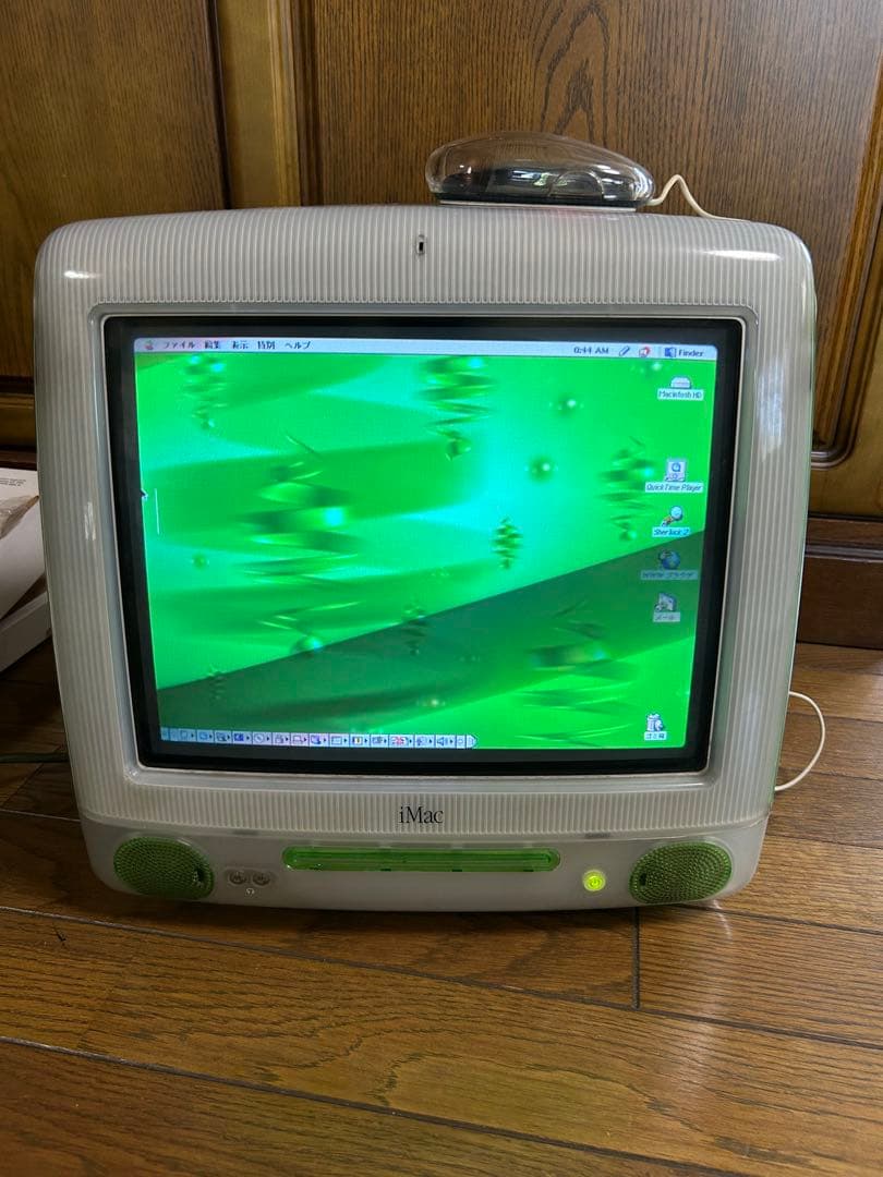 Apple iMac G3 スケルトン グリーン 動作品 アップルコンピュータ