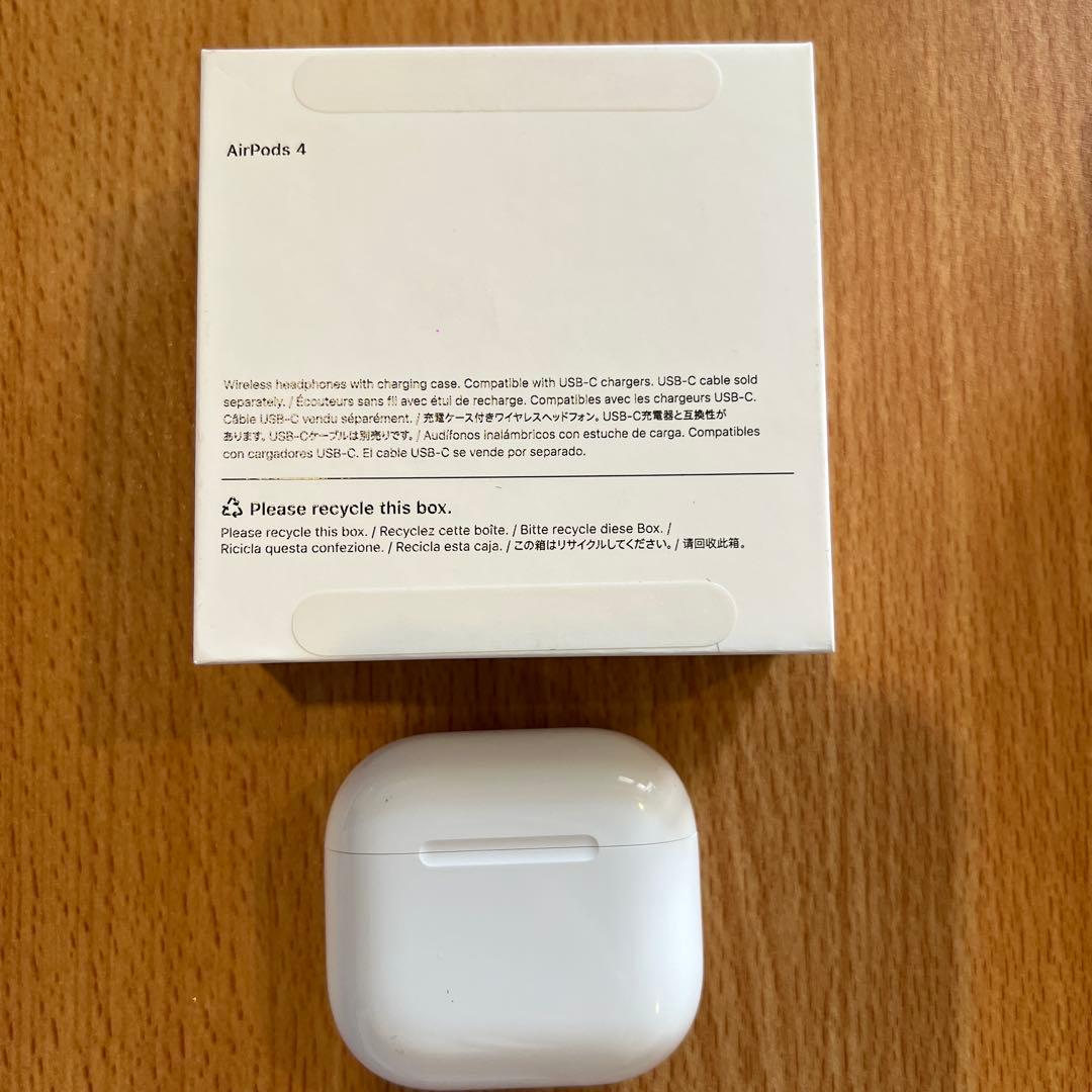 AirPods 4 ワイヤレスイヤホン