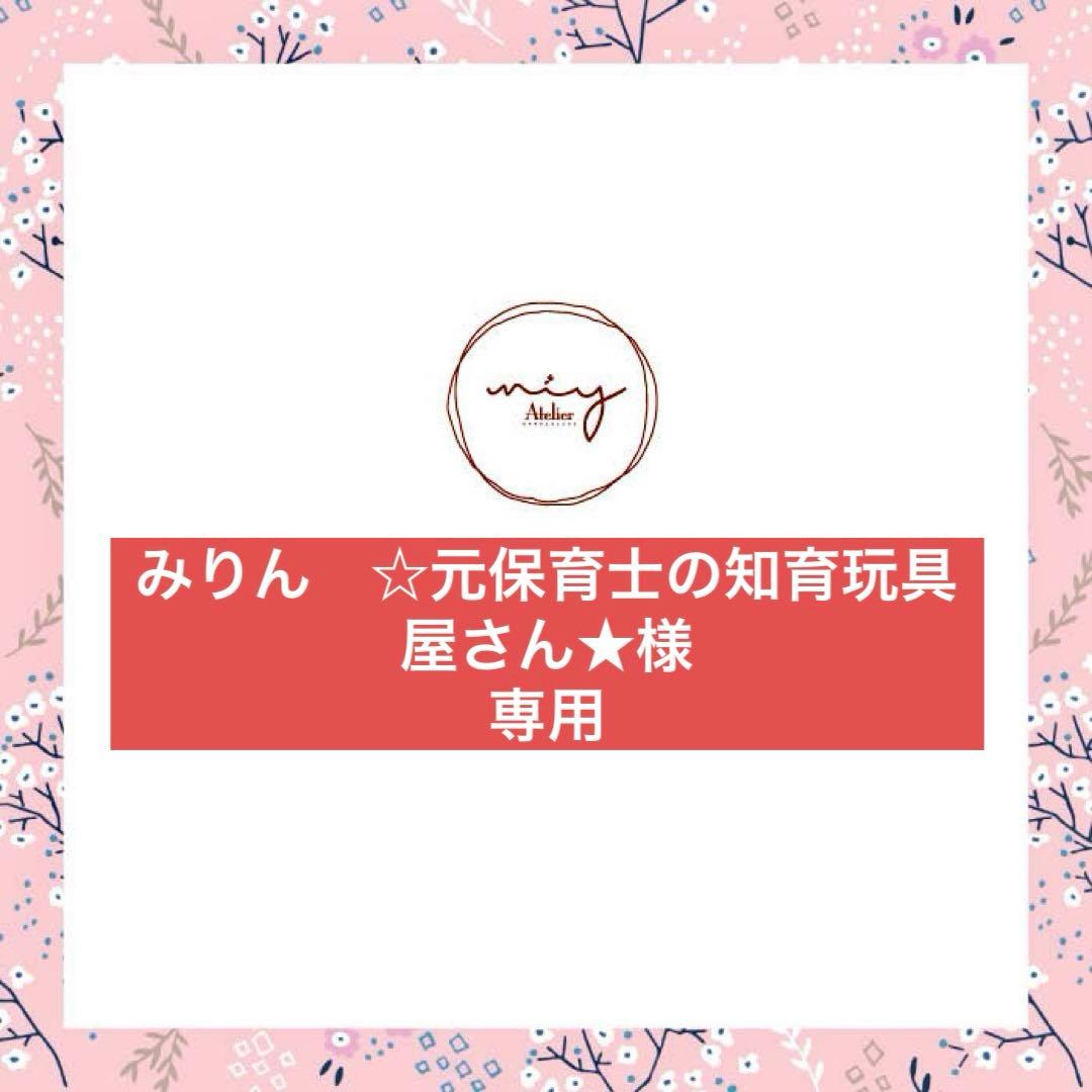 みりん　☆元保育士の知育玩具屋さん★様−専用ページ