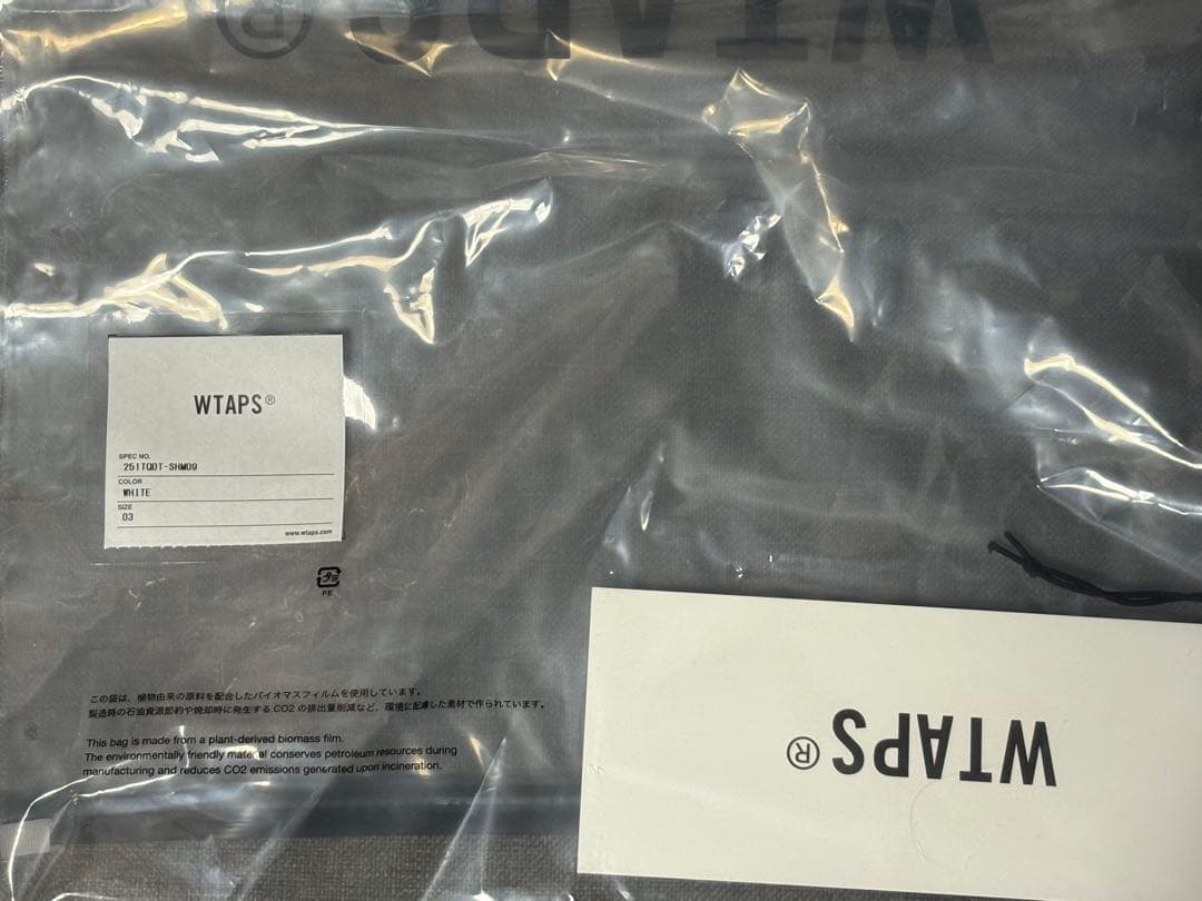 WTAPS 2025SS LEAGUE SS WHITE L 白