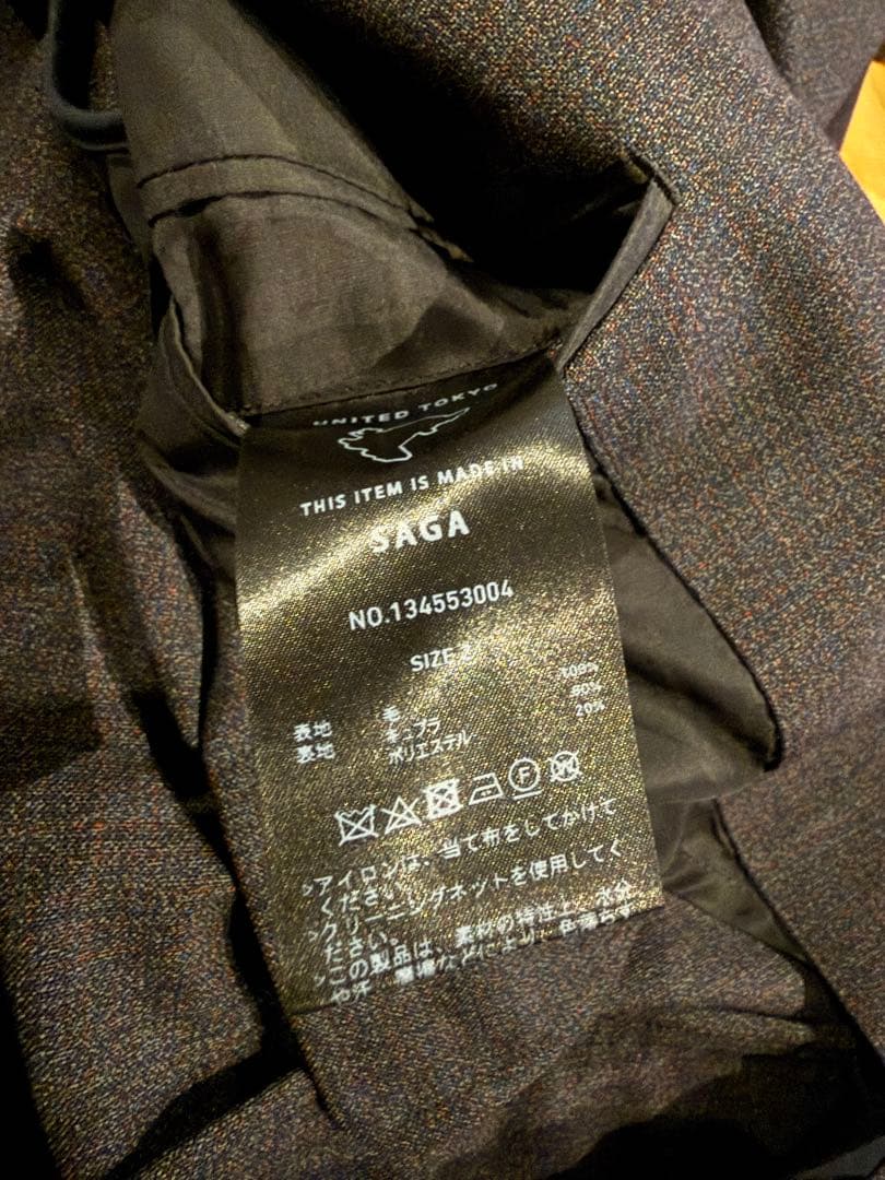 （あおい）UNITED TOKYO テーラードジャケット Mサイズ