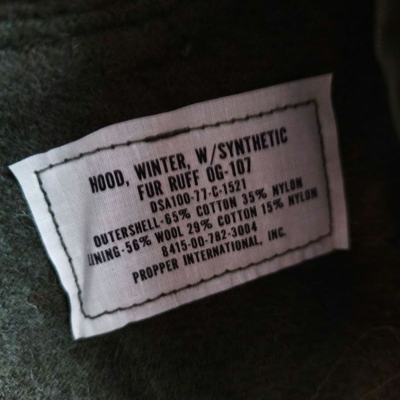 専用　アメリカ軍　M65 フィッシュテールパーカー　フルセット　デッドストック
