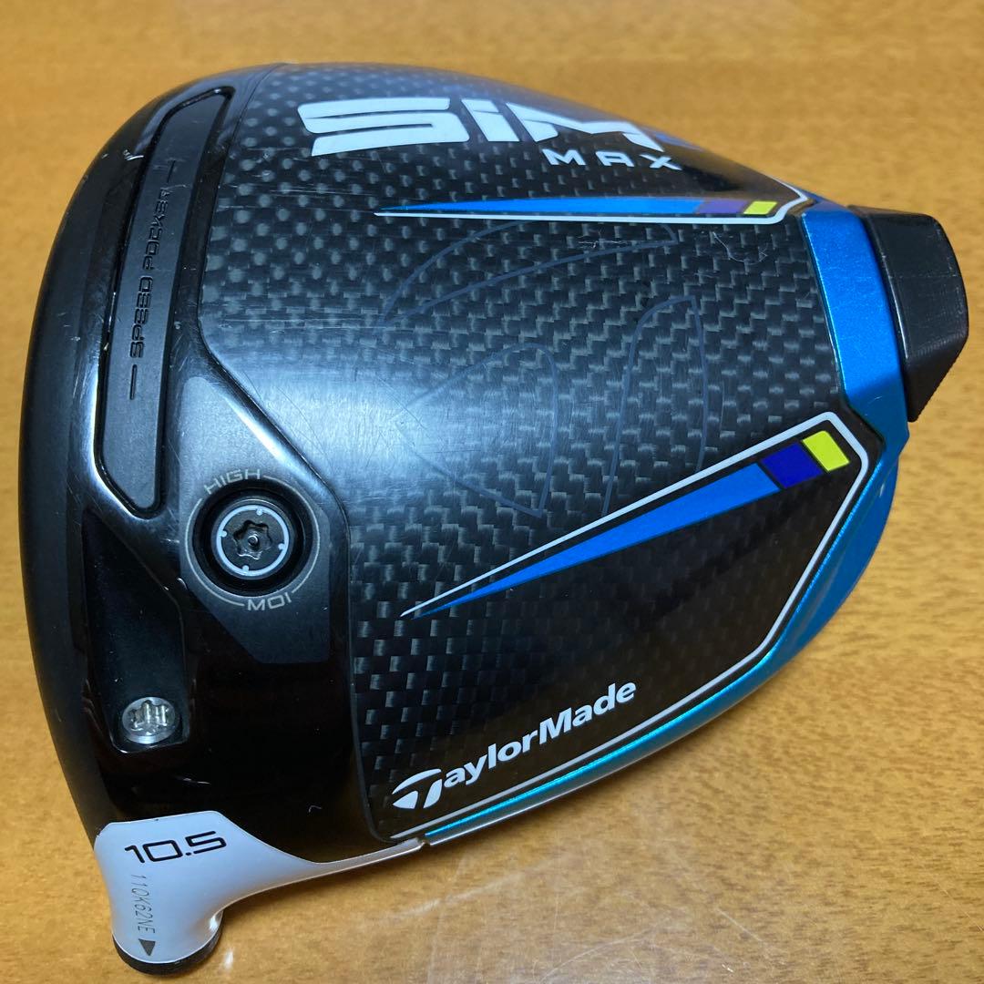【レフティ】TaylorMade sim2maxドライバー 10.5 ヘッドのみ