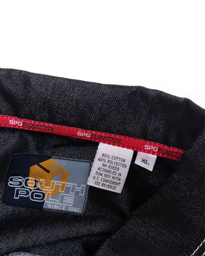 Y2K SOUTH POLE メタリックデニムジャケット