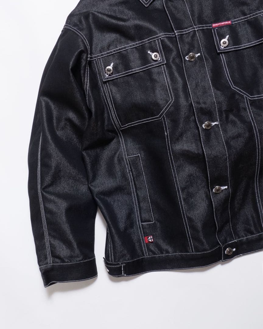 Y2K SOUTH POLE メタリックデニムジャケット