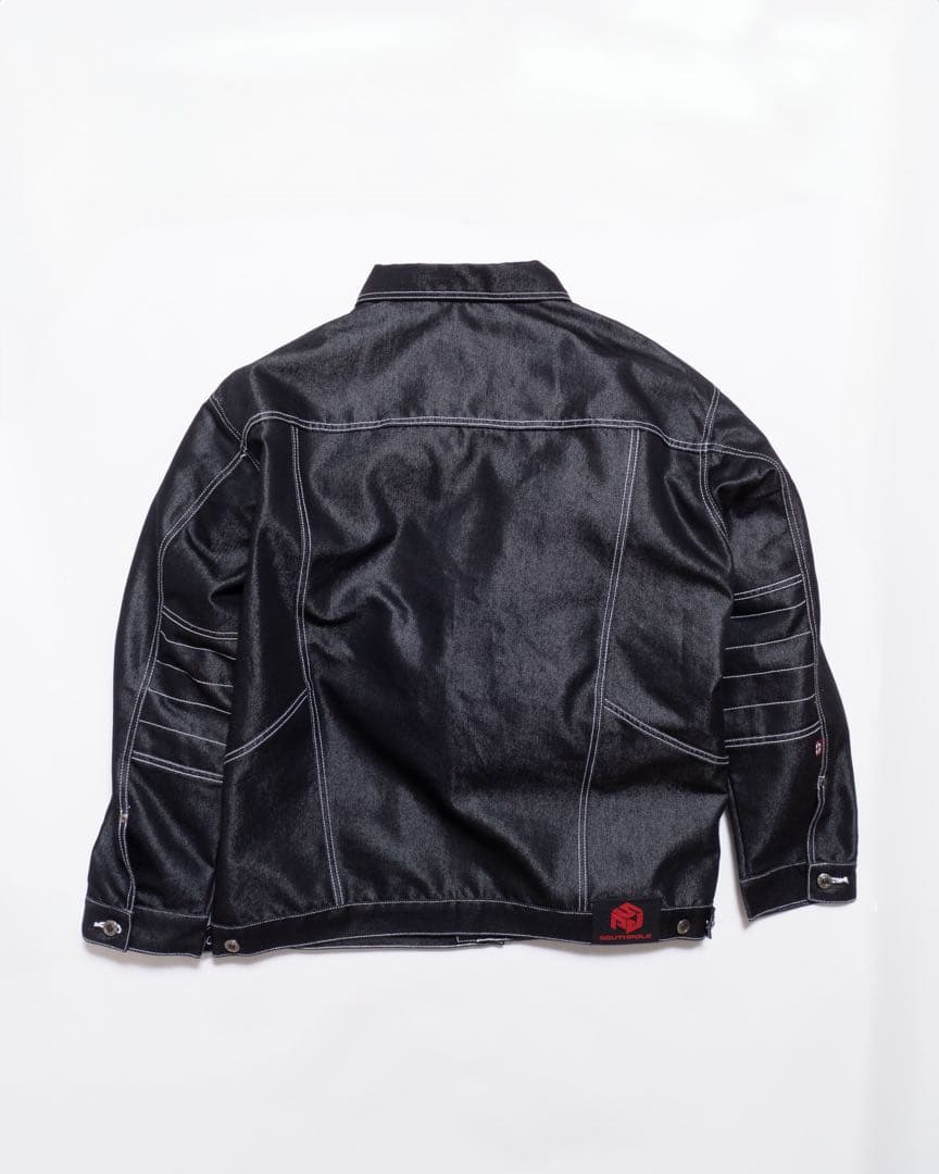 Y2K SOUTH POLE メタリックデニムジャケット