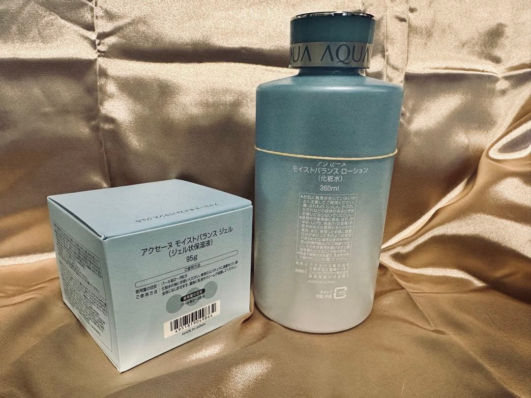 アクセーヌ モイスチャーバランス ローション 360ml & ジェル95gセット