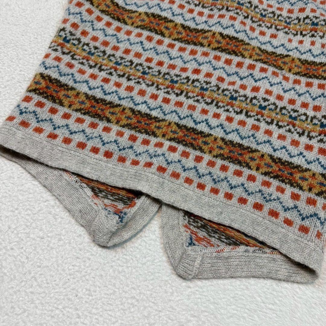 美品 Lサイズ Nigel Cabourn フェアアイル ニットベスト ジレ